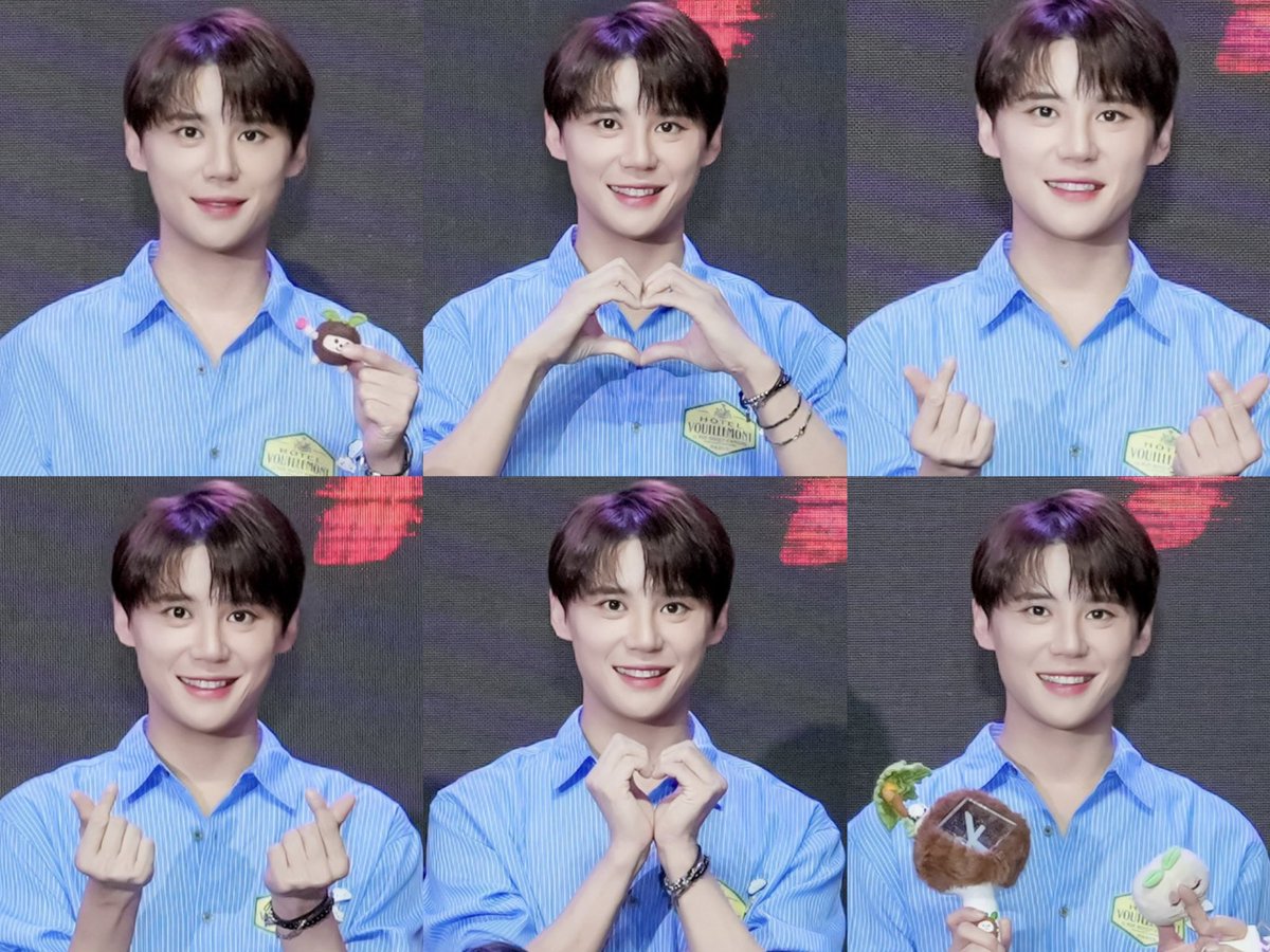 온갖하트 다 해주는거 너무 귀여워서 숨질거같음