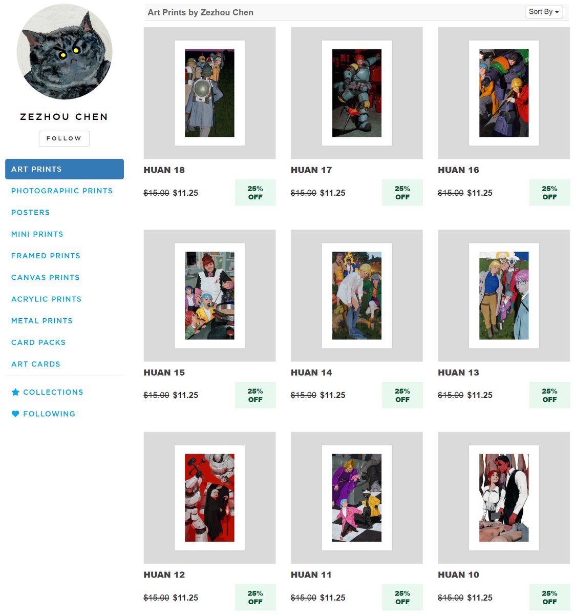 new prints added♥️
Art Prints by Zezhou Chen - INPRNT
inprnt.com/gallery/qrumzs…