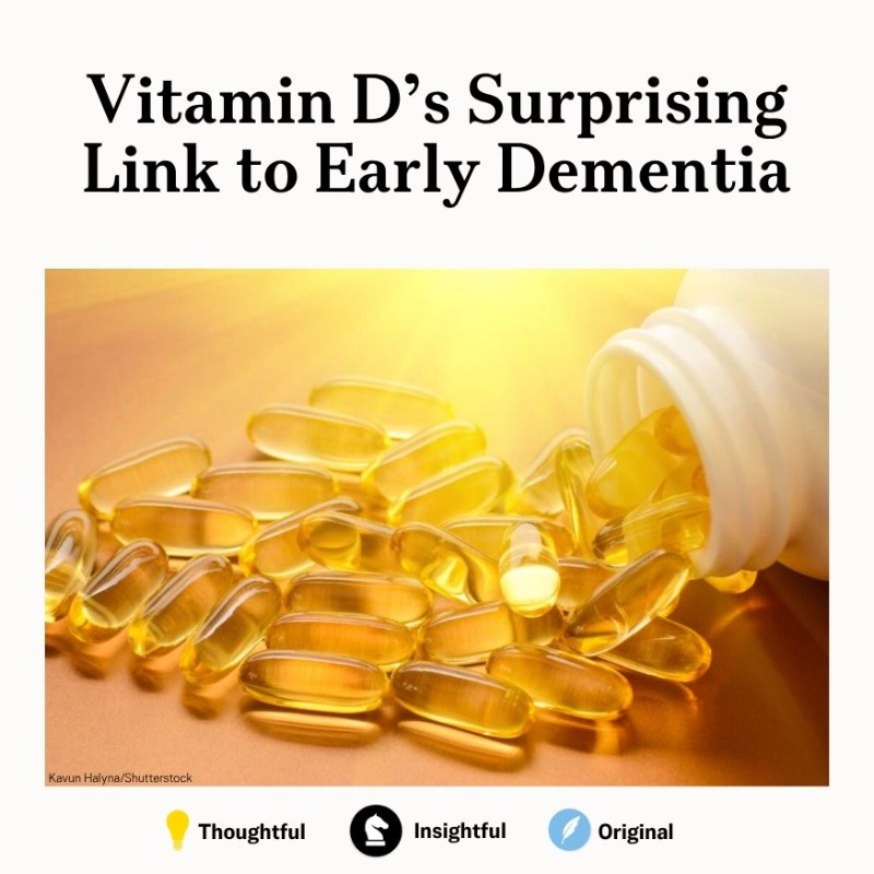 epochhealth's tweet photo. 🚨Vitamin D’s Surprising Link to Early Dementia

Read more