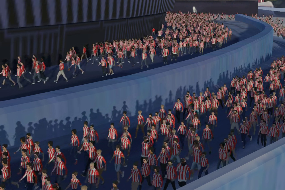 Estrategianet's tweet image. Investigadores de @BCAMBilbao  analizan el #comportamiento de las #multitudes, con #SanMamés como referencia
tinyurl.com/3py5ja22