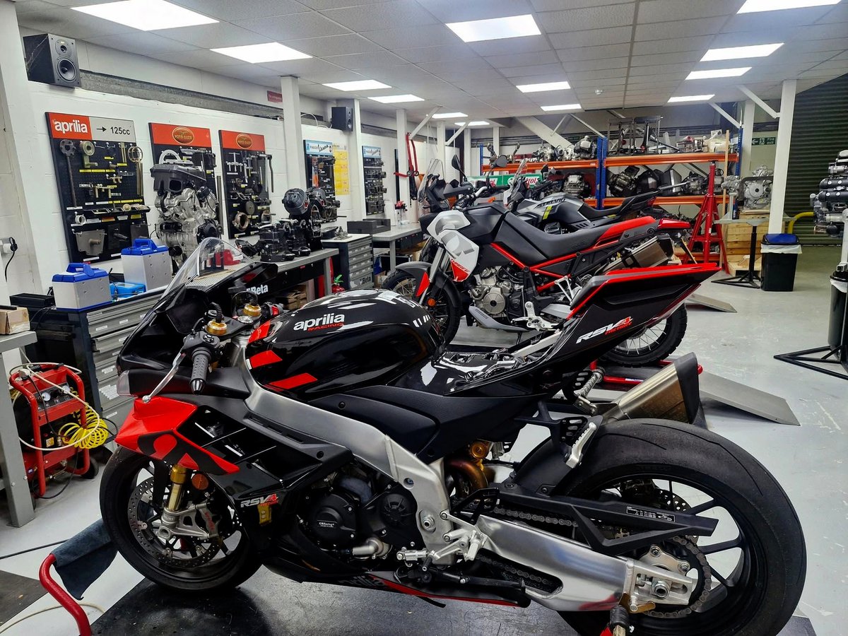 ProBikeUK's tweet photo. Macpherson Motorcycles: Our Macpherson Motorcycles technicians are officially back from intensive factory technical training with Aprilia and Moto Guzzi.
​They're loaded with the latest knowledge to keep your bike running perfectly. Better equipped, better service! 🧰🔧 https://t.co/yTrsVoiDmH
