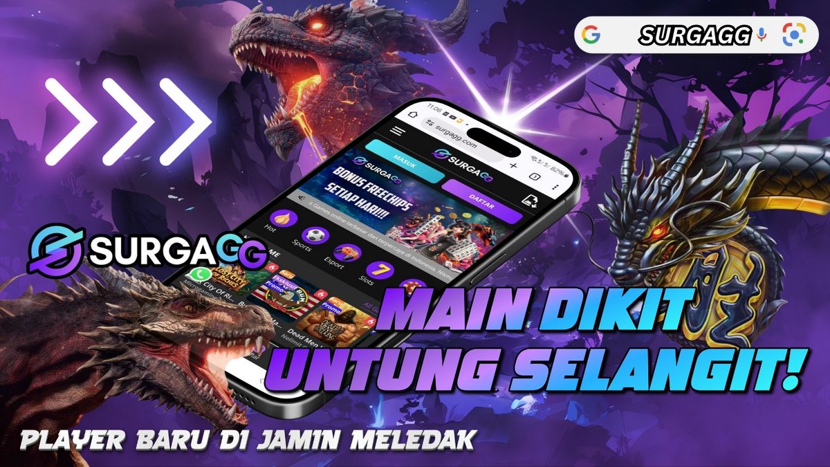 surgagg's tweet photo. SURGAGG — MAIN TENANG, CU4N DATANG 💰
🎰 𝐑𝐓𝐏 𝐆𝐚𝐤 𝐌𝐚𝐢𝐧-𝐌𝐚𝐢𝐧 ➜ https://t.co/vzPP12Wlzt
💸 𝐉𝐚𝐧𝐠𝐚𝐧 𝐓𝐞𝐫𝐥𝐚𝐦𝐛𝐚𝐭 ➜ https://t.co/VKEf5UJm6W
🧘‍♂️ 𝐃𝐢𝐚𝐦, 𝐅𝐨𝐜𝐮𝐬, 𝐌𝐄𝐍𝐀𝐍𝐆! https://t.co/negacdpeuF