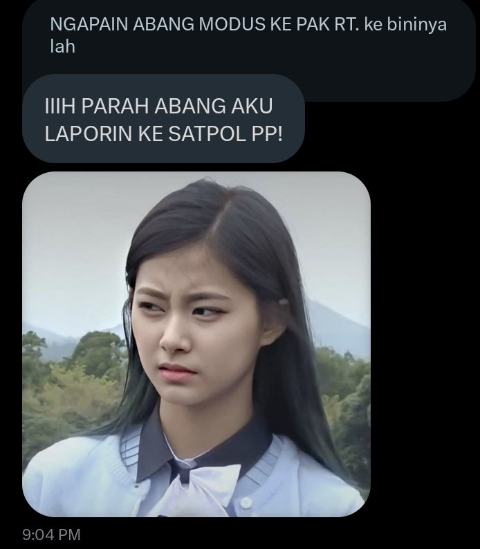 mingyukiqm's tweet photo. chat dari my dedek, one and only adek wedhok saya https://t.co/5MpXAndd68
