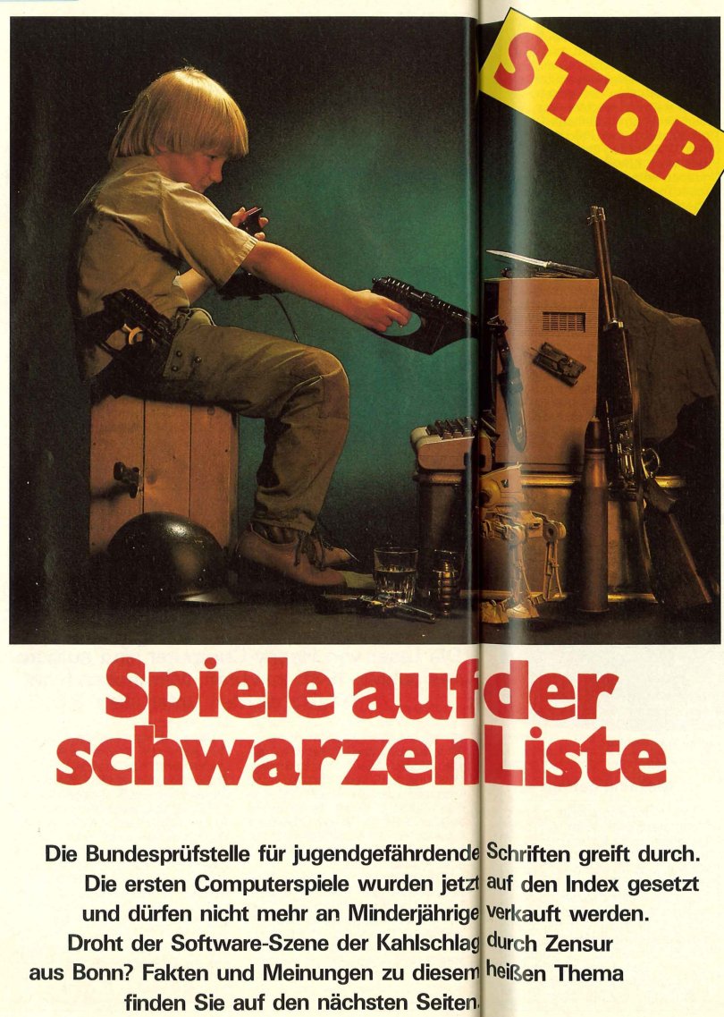 Retrojournal_de's tweet image. STOP ✋
Als die Bundesprüfstelle zum ersten Mal zuschlug:
„Spiele auf der schwarzen Liste“ – ein heißes Thema der 80er!
Wer erinnert sich noch an die skurrilsten Eintragungen?
Ab in die Kommentare! 👇
#RetroComputing #C64 #Amiga #BPjS #Indexspiele