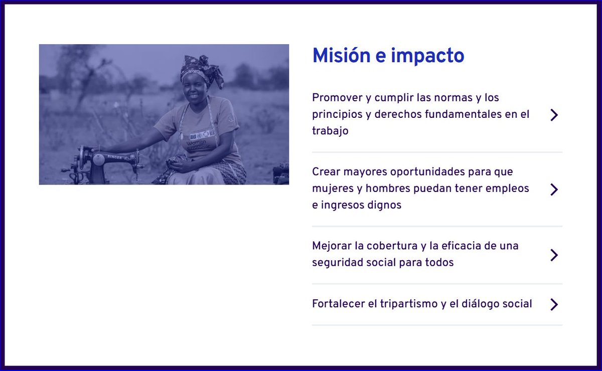 Misión e impacto de la OIT
ilo.org/es/acerca-de-l…

ilo.org/es/acerca-de-l…