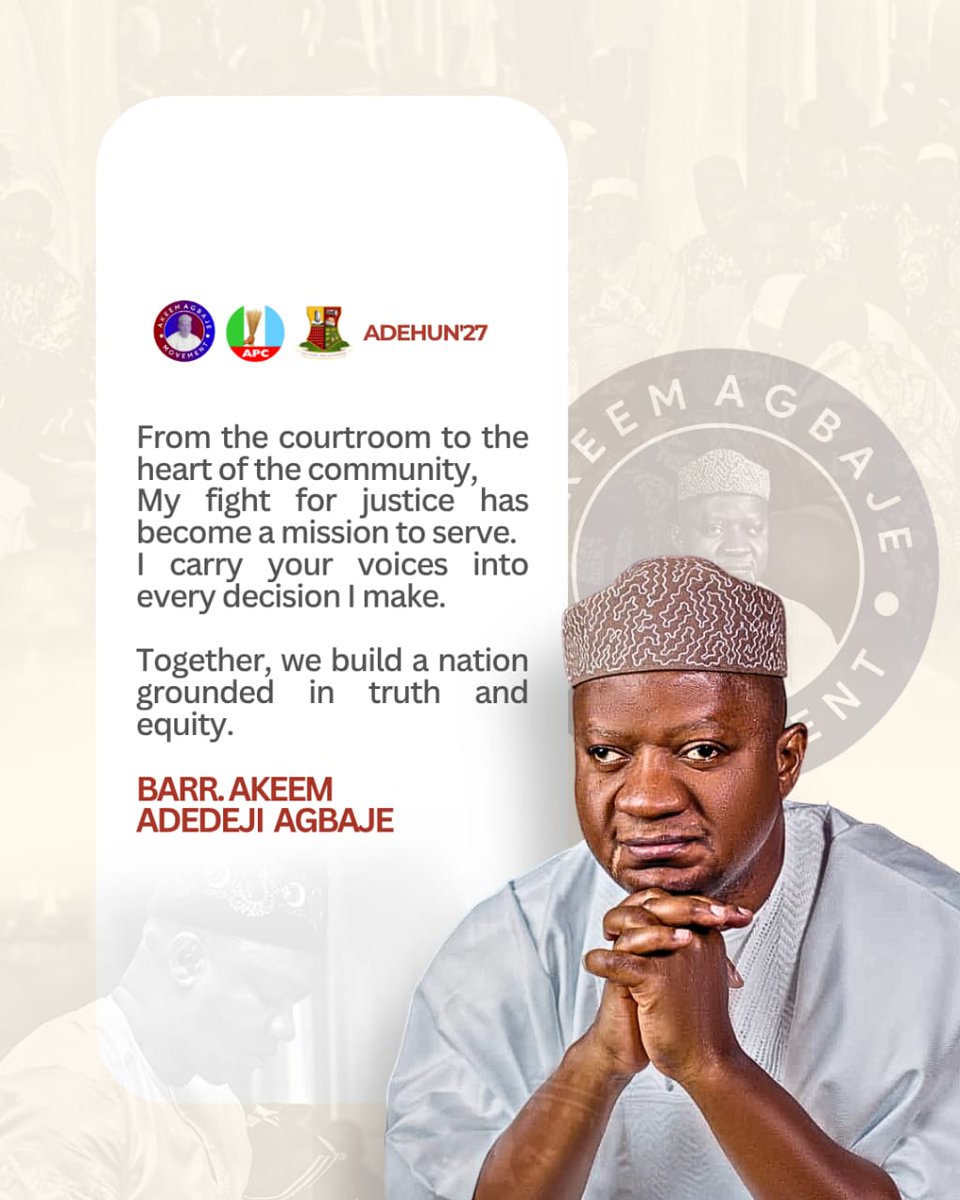 mctosinsidney's tweet photo. My journey 4rm d courtroom 2 d streets is 4 u, d ppl
I’ve fought 4 justice, now I fight 4 change in ur daily lives
Togethe we’ll build a nation where every voice matters
#ForThePeople #JusticeToService #LeadershipThatListens #OneNationStrong
@OyoNews1 @FeedbackOYSG @thisisapcoyo https://t.co/bKLjFHySe1