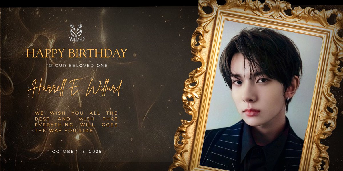 ㅤ
ㅤ
𝐖𝐢𝐥𝐥𝐚𝐫𝐝’𝐬 𝐂𝐞𝐥𝐞𝐬𝐭𝐢𝐚𝐥 𝐂𝐞𝐥𝐞𝐛𝐫𝐚𝐭𝐢𝐨𝐧

On this special day, as the universe celebrates the brilliance that is 𝘆𝗼𝘂, may your journey ahead be adorned with joy, love, and endless possibilities. Happy Birthday!
ㅤ
ㅤ