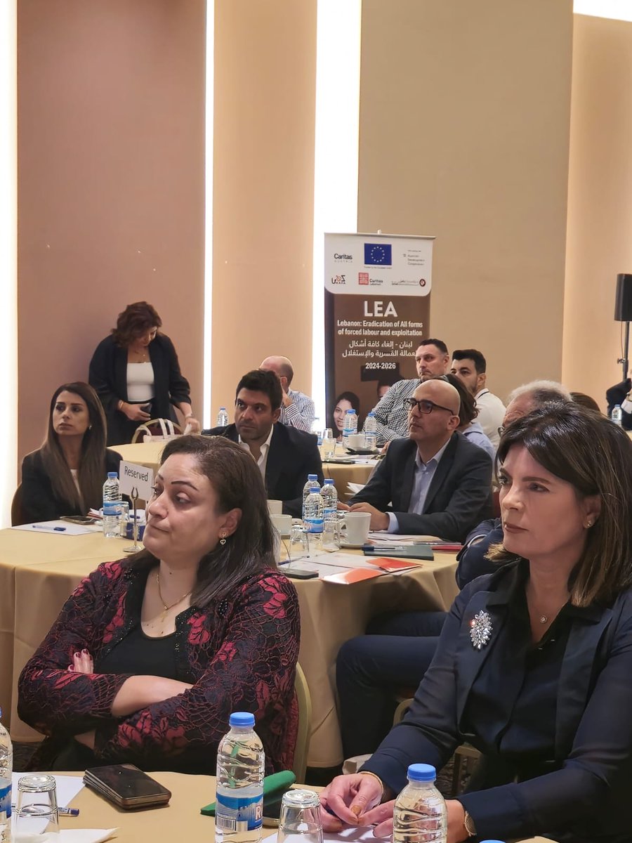 Caritaslb's tweet photo. On the occasion of World Mental Health &amp; Decent Work Days @Caritaslb  with the support of @EUinLebanon &amp; in collaboration with @CaritasAustria organized a roundtable to discuss ways to ensure comprehensive coverage for mental health &amp; hospitalization for migrant domestic workers. https://t.co/yB6BwDotyt