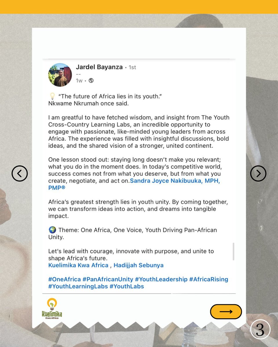 On 4th October, young Africans from across the continent came together, not just to talk, but to lead. 

From Uganda, Kenya, Ghana, Tanzania, Nigeria, DRC, South Sudan, Malawi, Zambia, Ethiopia, Niger, Egypt, &amp; beyond, voices merged in a powerful call for unity, accountability,