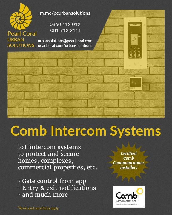 Pearlcoralgroup's tweet image. Comb intercom systems -  IoT intercom systems to protect and secure homes, complexes, commercial properties, and more.
🔒 Certified Comb Communications installers
🔒 Gate control from app
🔒 Entry and exit notifications
🔒 Visitors management
#intercoms #johannesburg #sandton
