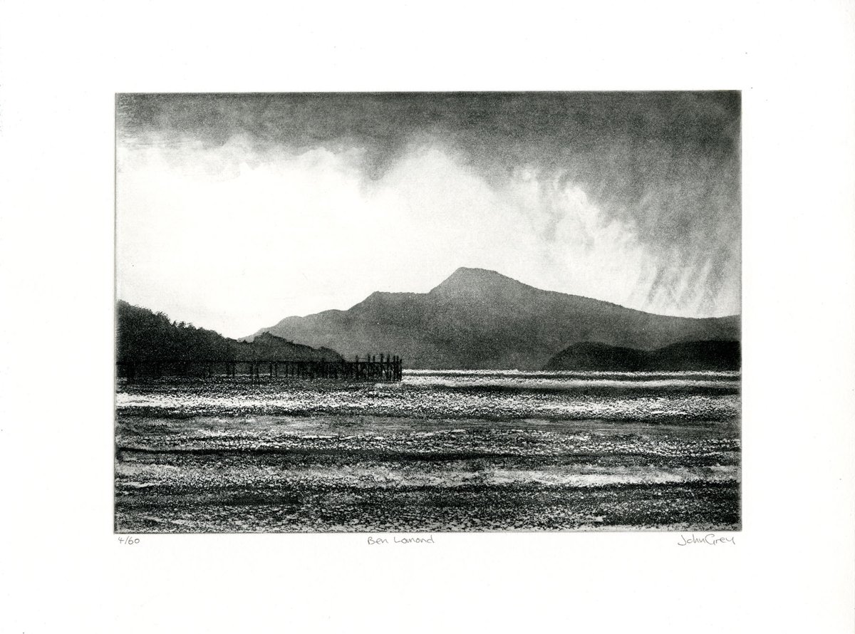 Continuing posting from our printmaking exhibition these are a group of etchings by John Grey. John is a highly skilled etcher using various techniques to create these subtle tones of black. See all the work on our website at ow.ly/g9bQ50XaqBF