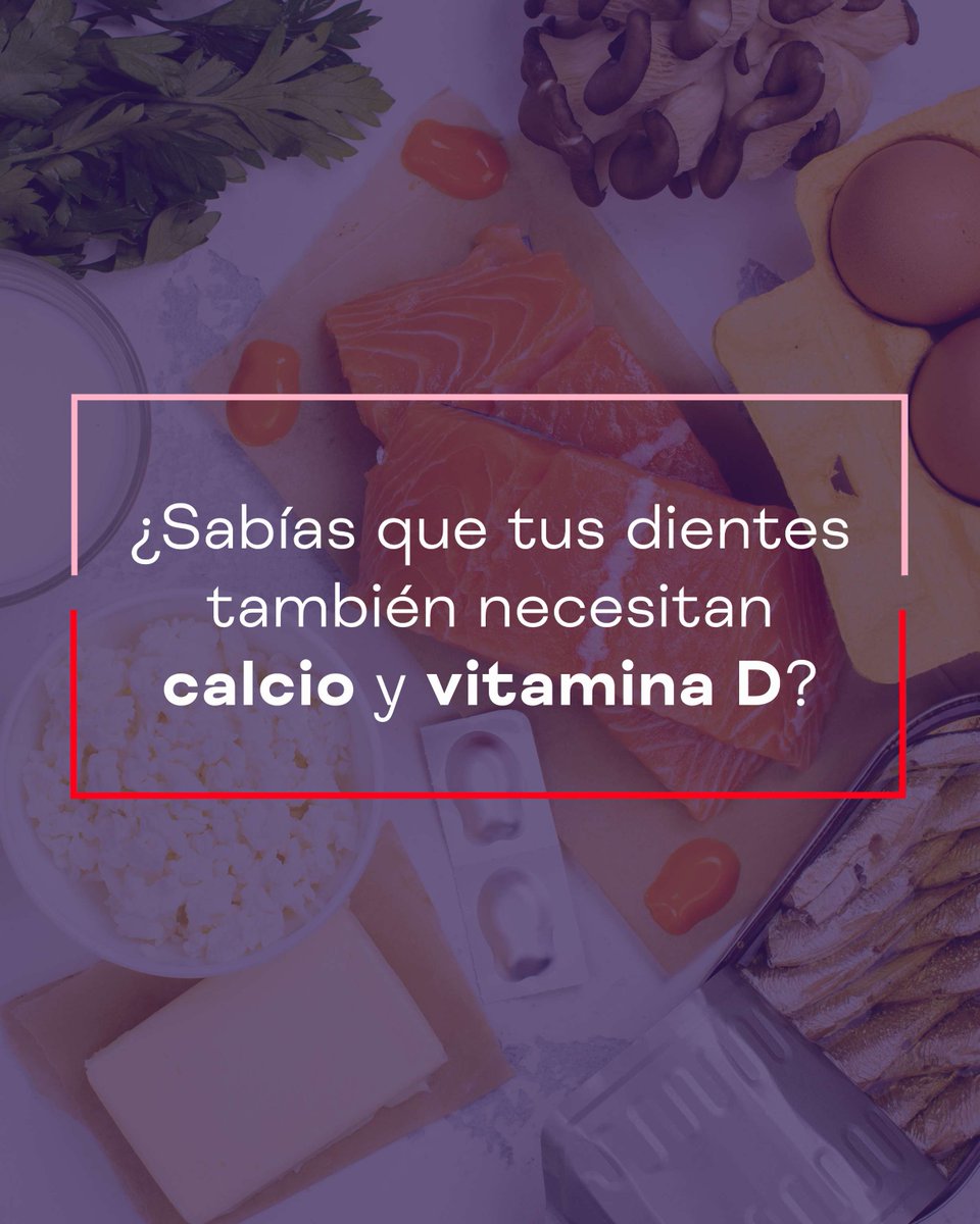 El calcio y la vitamina D no solo cuidan tus huesos, también son esenciales para tu salud bucal. 🦷✨

El calcio fortalece dientes y encías, mientras que la vitamina D ayuda a absorberlo de forma eficaz.

Un tándem perfecto para mantener una sonrisa fuerte y sana.

#Expodental