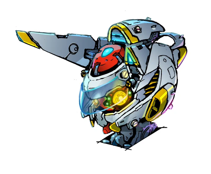 前に描いたGセルフヘッドを動かしてみた。