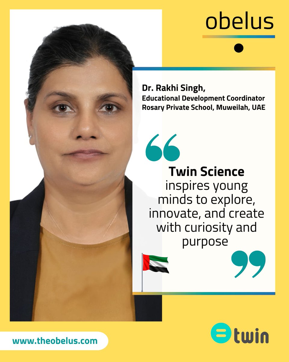 ObelusEdu's tweet photo. At Obelus, we're proud to partner with the Rosary Private School, utilizing Twin Science to bring hands-on, meaningful STEAM learning experiences.

Book your free consultation and learn more about our solutions: info@TheObelus.com https://t.co/6WFjwlpV3t