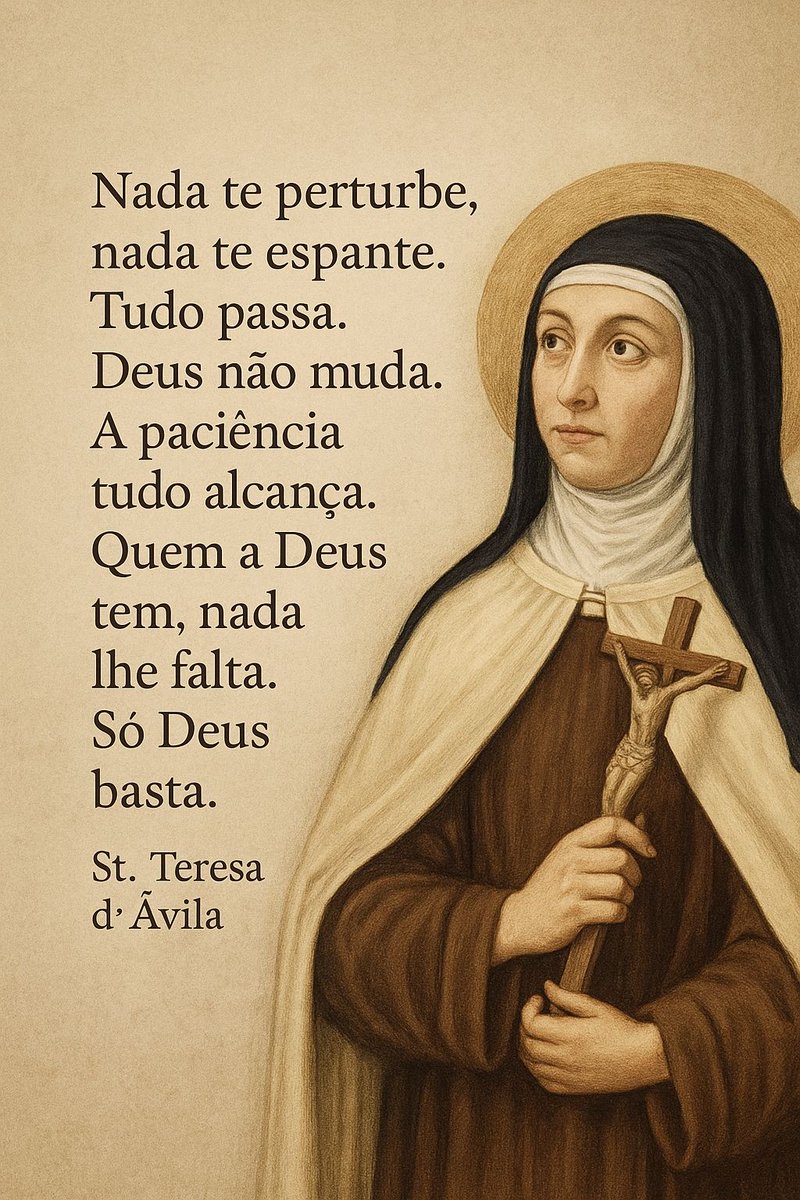 Só Deus basta.