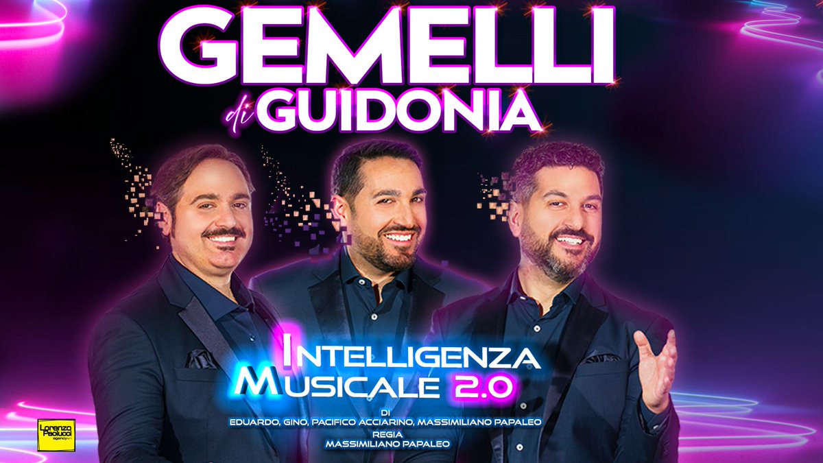 I Gemelli di Guidonia tornano a teatro con "Intelligenza Musicale 2.0"
 viviroma.tv/agenda/eventi/…