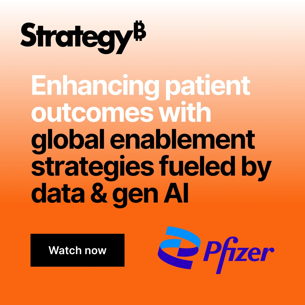 MicroStrategy's tweet image. 🌍 Pfizer is using data + AI to enhance patient outcomes worldwide. 

Thousands of field reps across dozens of countries now leverage real-time insights powered by Strategy One.

🎥 Watch how: youtube.com/watch?v=ro4v12…

#Healthcare #AI #Pfizer #StrategySoftware