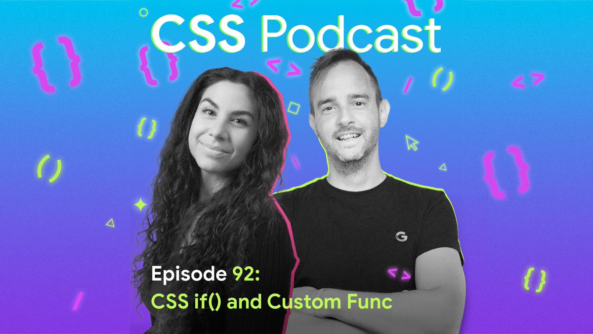 webstandards_ru's tweet image. Кастомные функции и if() в CSS. Юна Кравец и Брамус возвращаются в новом составе CSS Podcast. В свежем эпизоде — про нетипичные для CSS новинки, которые появились в Chrome в этом году и сильно поменяют, как мы пишем стили в будущем. #css #podcast
thecsspodcast.libsyn.com/92-css-if-and-…
