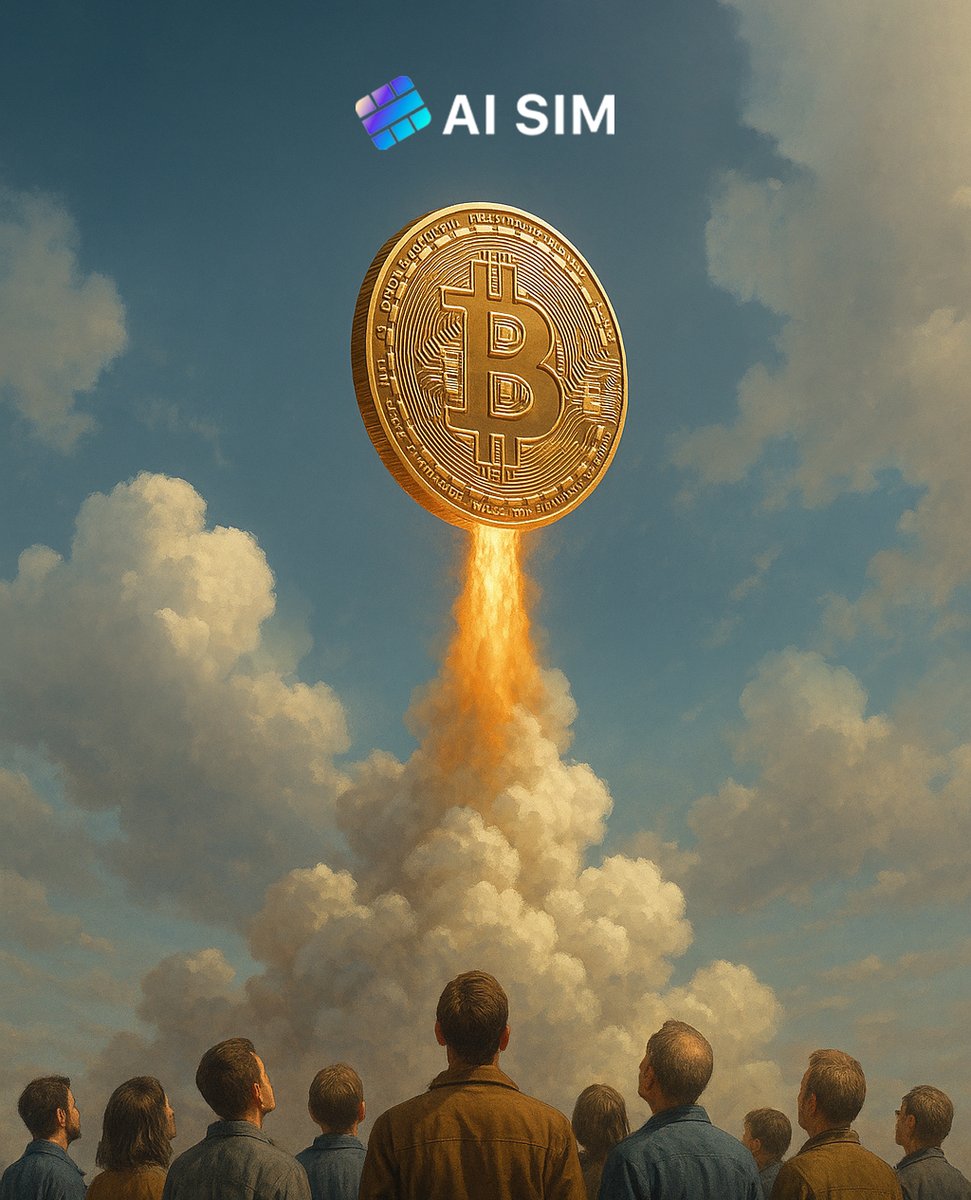 VanEck :  $BTC to hit $3M by 2050.💥
Will you be rich—or just a witness to history? 

✍ Comment + TG name = 2,000 AISIM points
#Bitcoin #Crypto #AISIM