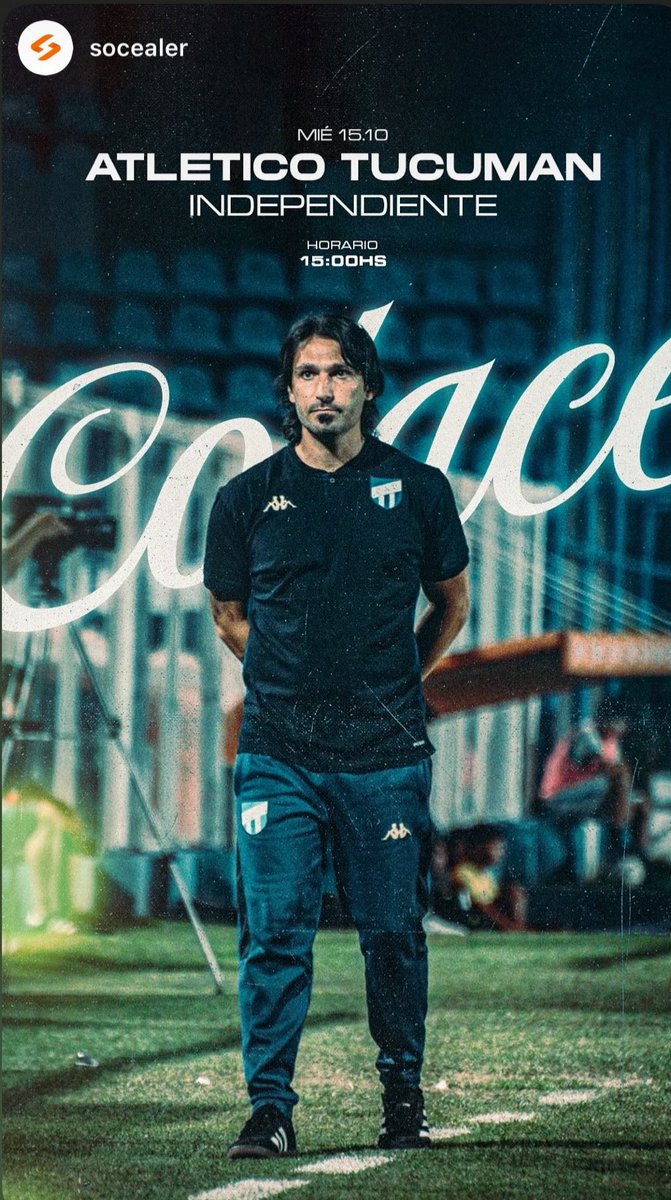 “Sigamos creciendo, disfrutando cada paso de este camino que nosotros mismos construimos.”⚽️💙🦾
 
  “Let’s keep growing and enjoying every step of what we’ve created together.”⚽️💙🦾#atleticotucuman #decano