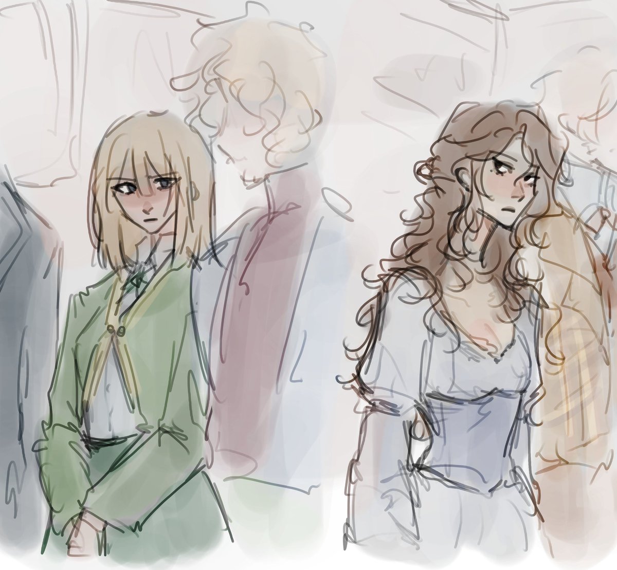 should i draw them scissoring