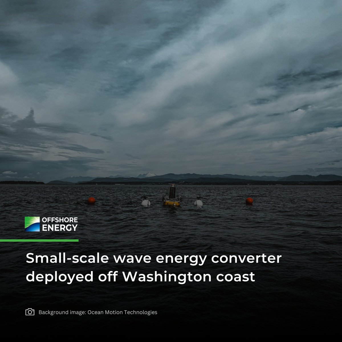 TEToday's tweet photo. Ocean Motion Technologies has conducted a commercial field deployment of its small-scale #waveenergy technology in Puget Sound, Washington.

Full story: https://t.co/OEB3yVhPi7

#marineenergy #renewableenergy #renewables https://t.co/CZKy7ToDFW