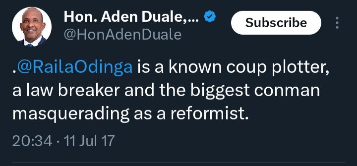 andykwest's tweet photo. @HonAdenDuale Usitupime ujinga https://t.co/7KDaC1YSTz