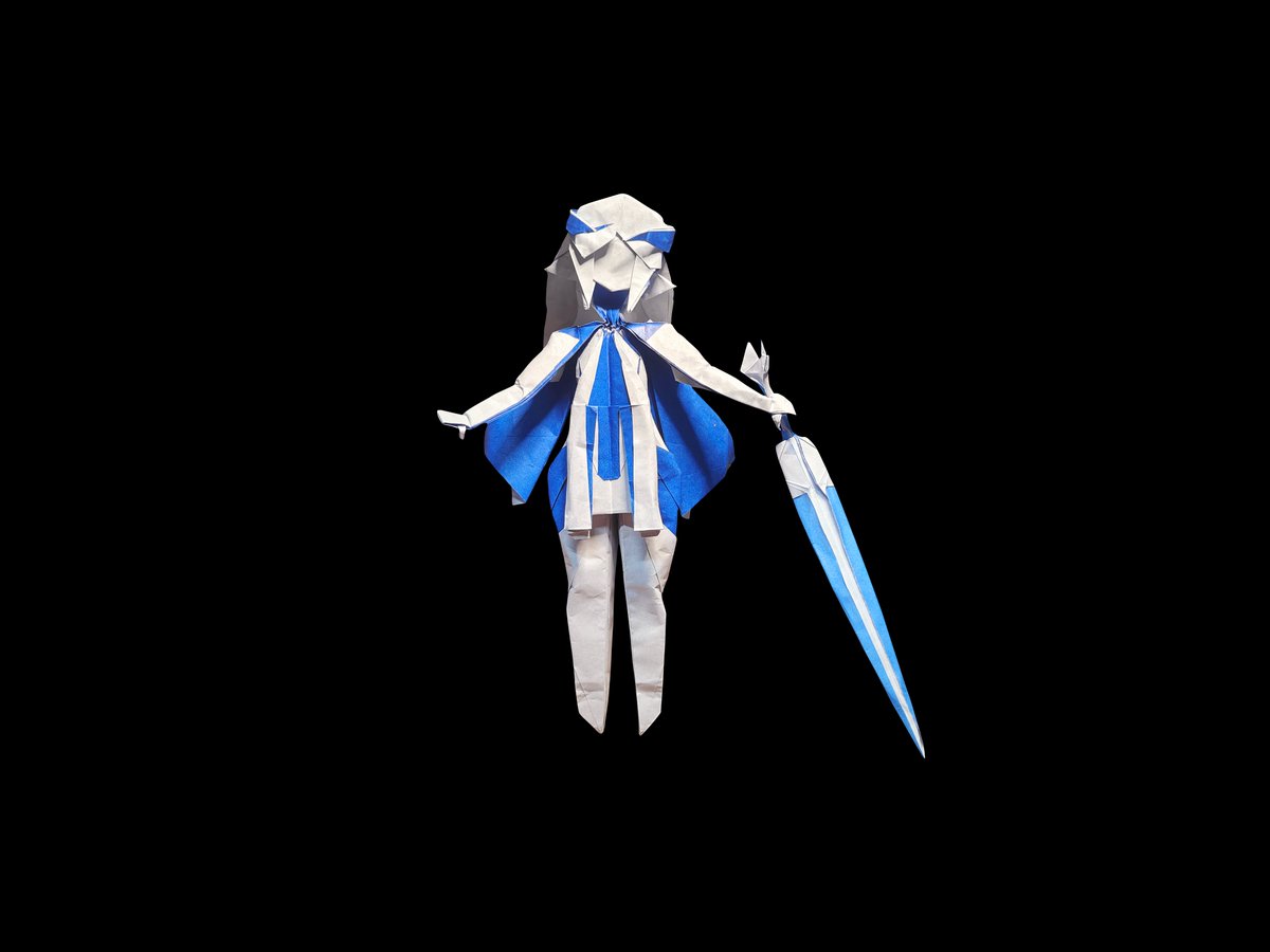 卡提希娅
设计：本人
#折纸 #折り紙作品 #ORIGAMI #WutheringWaves