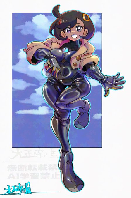 ポケモンZA楽しみですな…。
マチエールさんぴっちりスーツand手袋でめっちゃ好み。
という事で一枚描きました。 