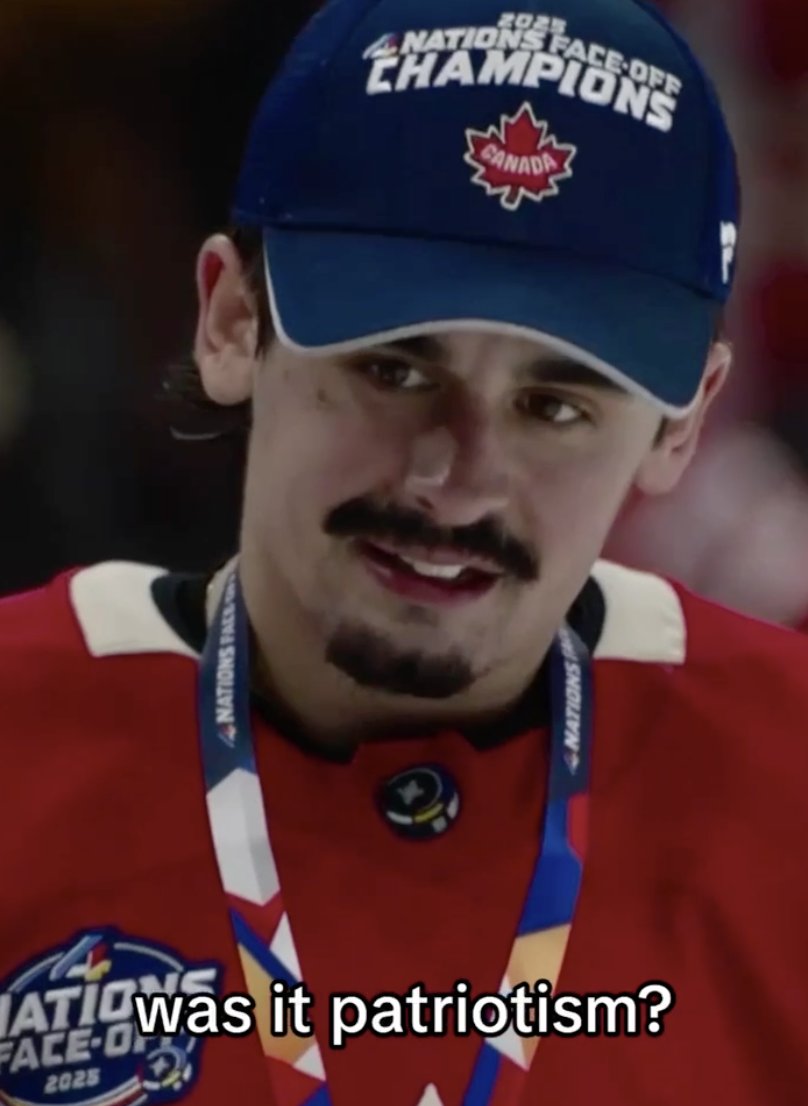 BoxToBoxFilms's tweet image. Just a Canadian and his maple syrup 🇨🇦  

📺 WATCH: youtube.com/shorts/XoeRzsv…

#nhl #hockey #sethjarvis #nhlfaceoff