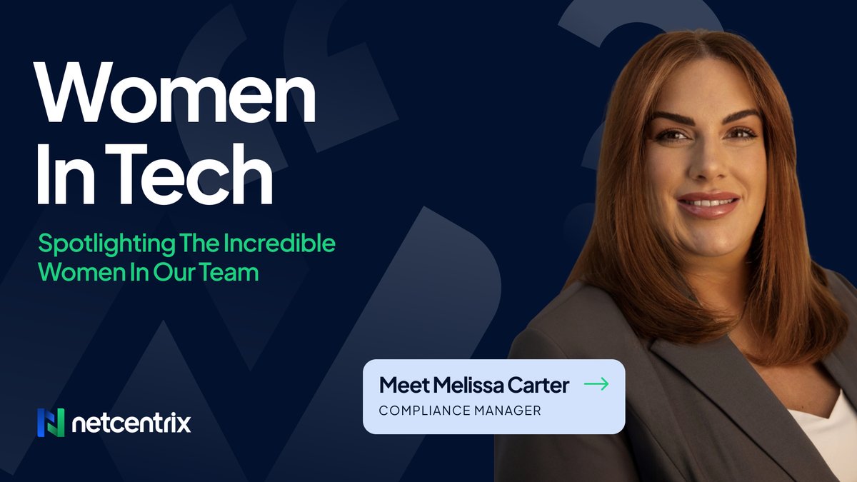 NetcentrixLtd's tweet image. #WomenInTech | Meet Melissa, Compliance Manager🛡️For her full interview, head to eu1.hubs.ly/H0nzhz90

#techroles #interview #compliance #technology #womenintechroles