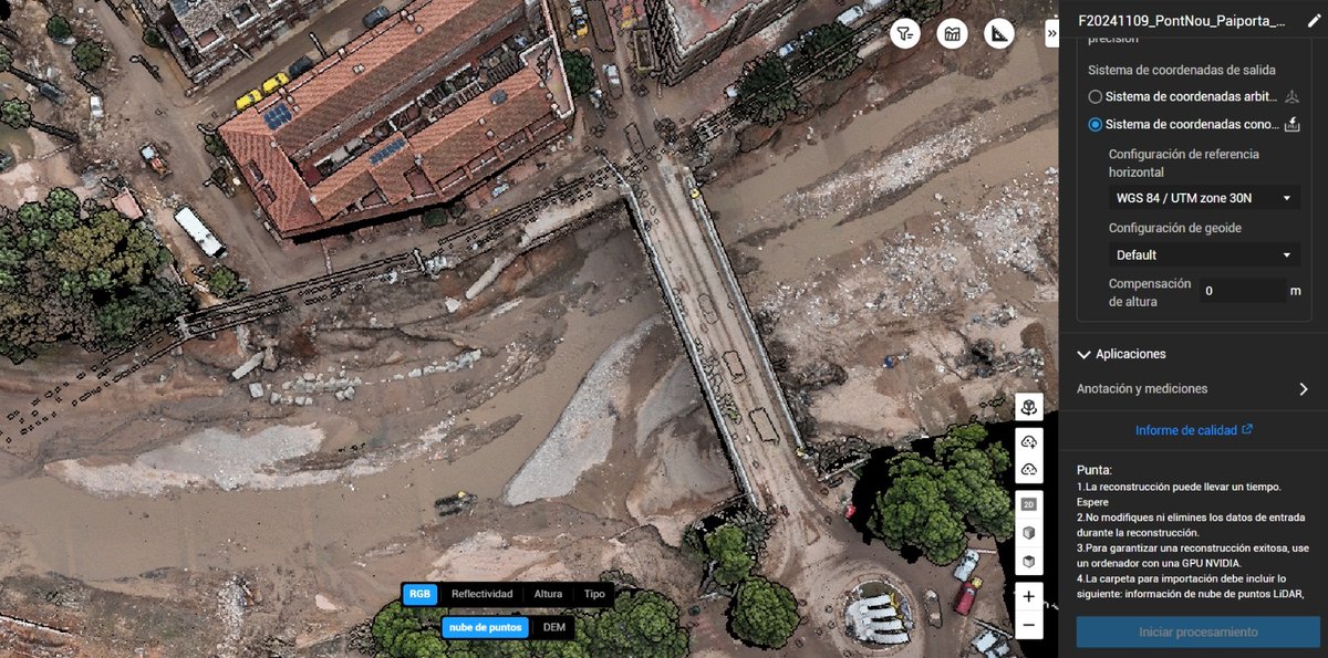 CSIC's tweet image. 🛩️Un estudio del #CSIC destaca la aportación de los drones en la evaluación de infraestructuras y contaminantes en la #DANA de 2024
👩🔬Durante los días posteriores a las inundaciones, el personal científico y técnico realizó una veintena de vuelos
➡️tiny.cc/ilut001