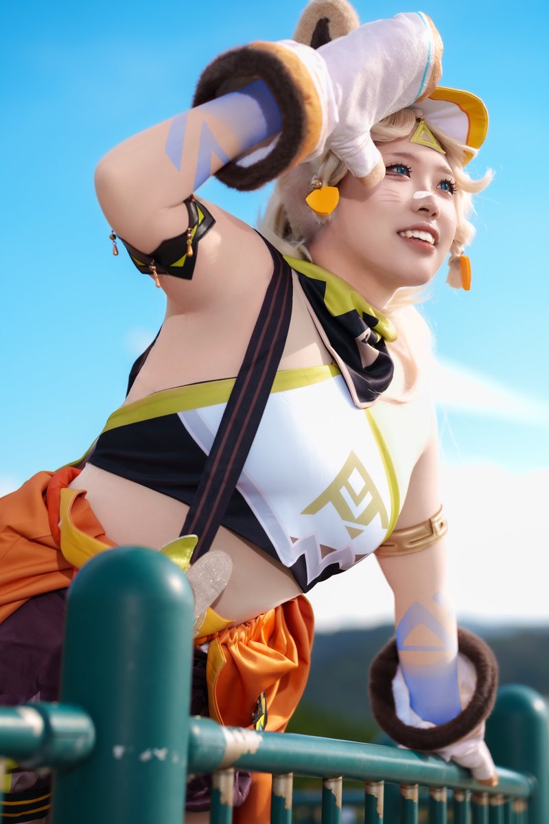 ⚠コスプレ.cosplay　タップ推奨
原神.カチーナ

　「キラキラな石を探しに行こ！」

📷️オローさん
#マグコス #GenshinImpactcosplay