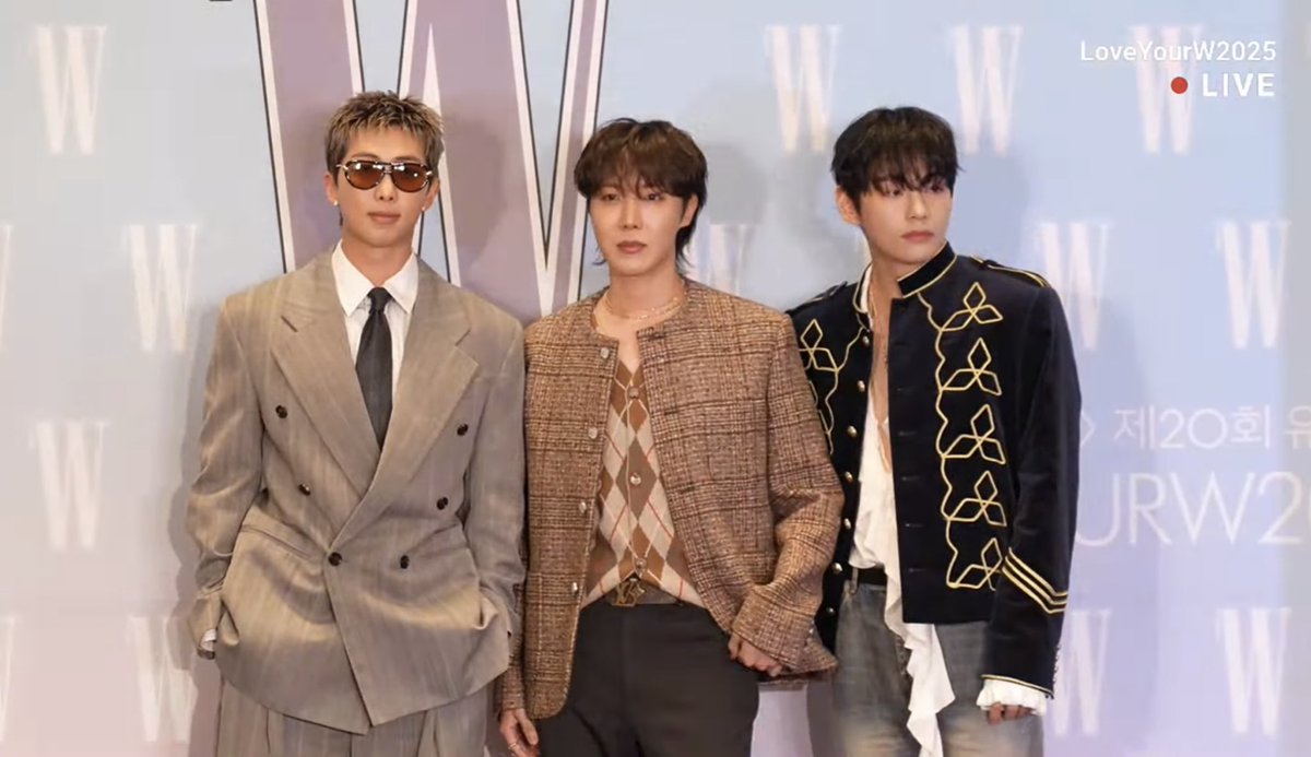 OMG JUST LOOK AT THEM 🥹

RM AT LOVE YOUR W
J-HOPE AT LOVE YOUR W
TAEHYUNG AT LOVE YOUR W 
#LoveYourW2025 #LoveYourW