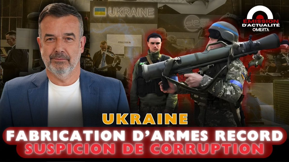 📈📈 Record de fabrication d’armes en Ukraine : suspicion de corruption

Régis Le Sommier décrypte pour vous cette actualité ⤵️
youtu.be/3tc8eKolT-k