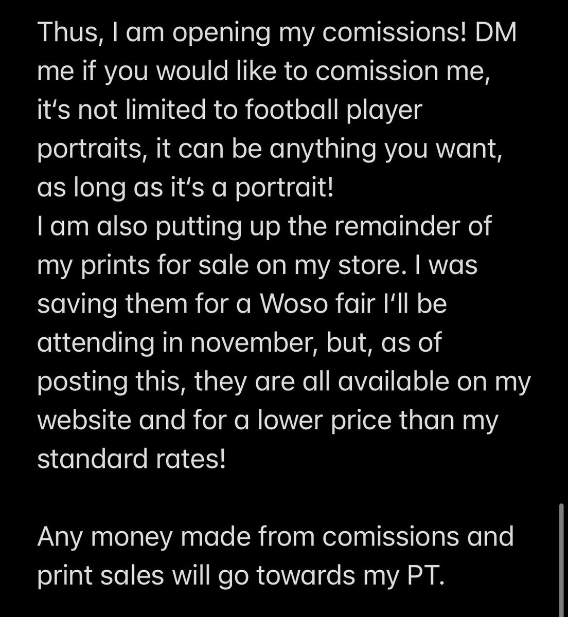 emys__art's tweet image. | help needed | comissions open! |

please take a moment to read this post and retweet/tell your friends about it if you can. Any help would be so appreciated ❤️‍🩹

To comission me, DMs are open! Otherwise, the link is in my bio!

(warning for photos: very green ankle as proof!)