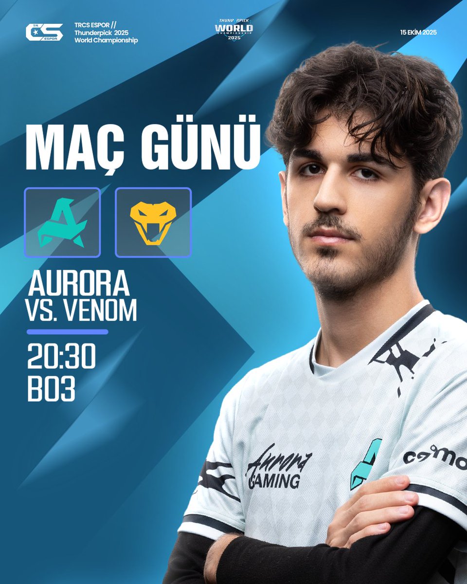 trcsespor's tweet image. 🏆 Tekrardan 1 CCT Şampiyonluğu 1 EPL Finali yaşadığımız Malta'ya geri dönüyruz!
Temsilcimiz Aurora, Thunderpick World Cup 2025'teki ilk maçında Polonya temsilcisi VENOM ile karşılaşıyor!
🗺️ BO3
🕞 20:30
📺 kick.com/imorr