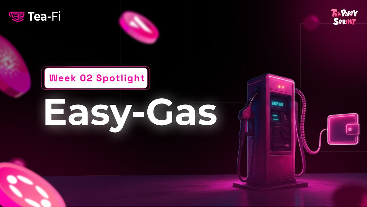 TeaFi_Official's tweet image. Let’s be real, gas fees are crypto’s worst gatekeepers. You’re ready to move your assets, but then it hits you:
“Need ETH for this chain. MATIC for that one. SOL for the other.”
Every move starts with a roadblock.
The solution? ⛽️ Easy-Gas by Tea-Fi ☕️↓