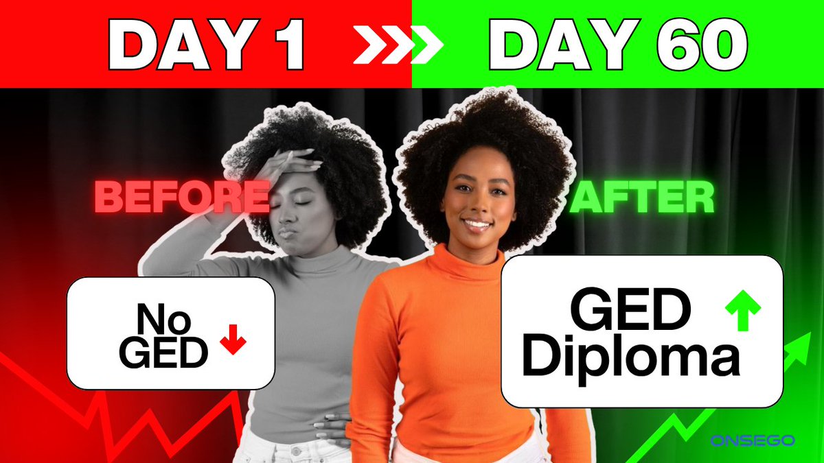 onsegoprep's tweet image. GED Myth: Failing once means you should give up.
GED Fact: With #Onsego, students build confidence and pass the GED faster than they thought possible.