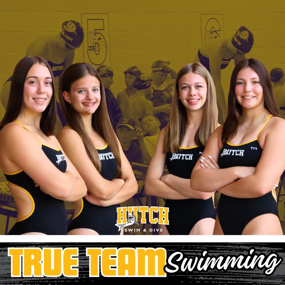 Section 3AA true team swimming in Hutch