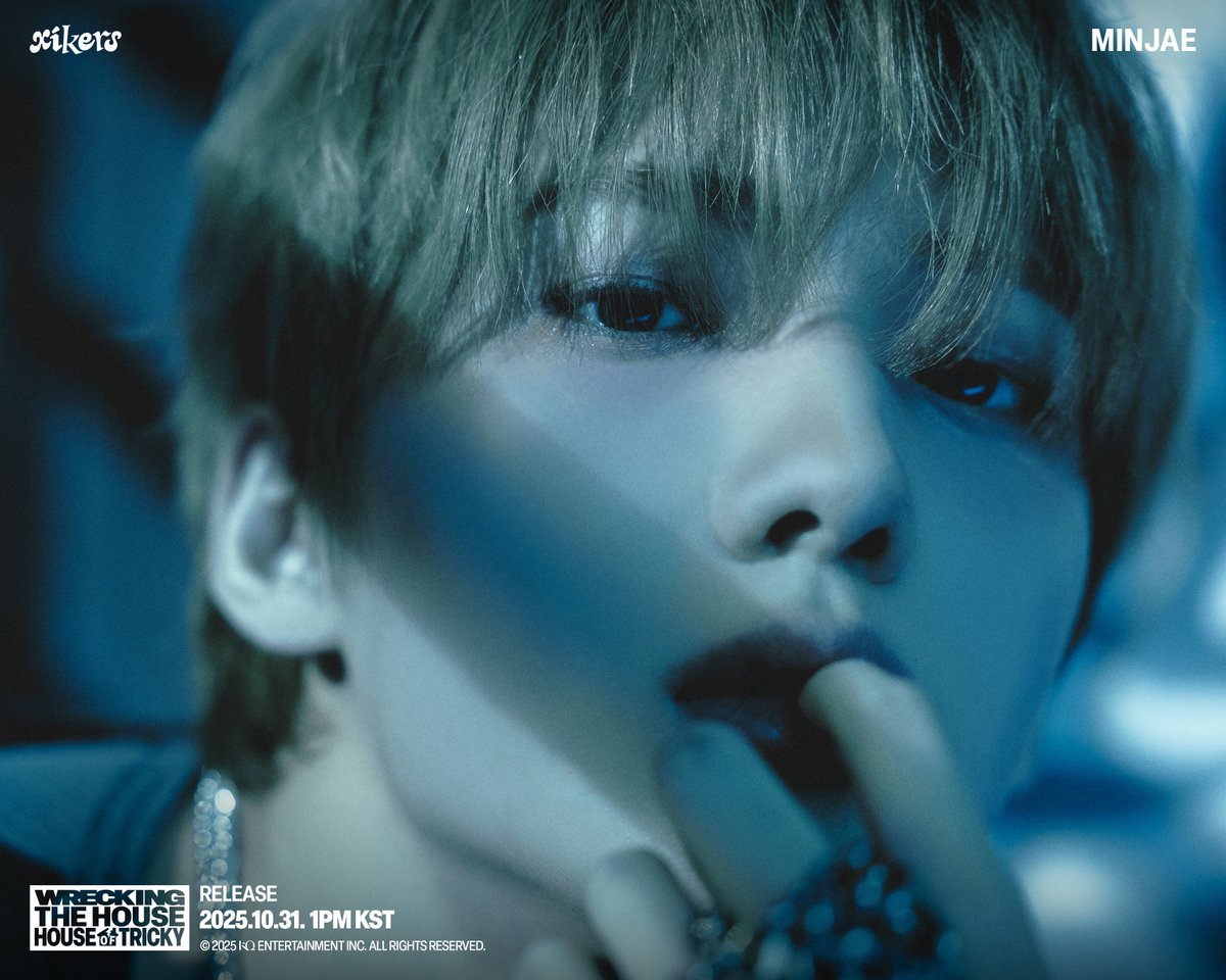 [📷] xikers - 'X' CONCEPT POSTER '민재(MINJAE)'

RELEASE 2025. 10. 31. 1PM(KST)

🔗 Follow xikers: ffm.to/followxikers

#xikers #싸이커스 #민재 #MINJAE 
#6THMINIALBUM #HOUSE_OF_TRICKY #WRECKING_THE_HOUSE
#KQ