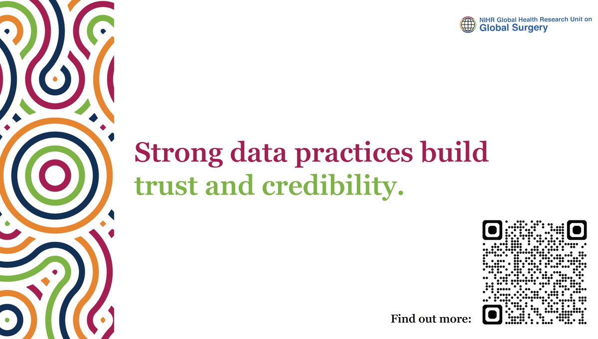 NIHR_GSU's tweet image. Ethical research means more than good questions. It’s about data integrity, transparency &amp;amp; respect.

Learn to manage research data ethically &amp;amp; earn a certificate (2.5 CME credits)! 

Enrol now👉tinyurl.com/DMcerti

#EthicalResearch #DataIntegrity #GlobalSurgery #GSU #Certify