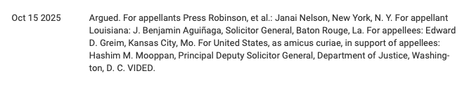 CEC congratulates board member Edward D. Greim of Garrett Graves Greim, for his superb advocacy today before the U.S. Supreme Court in Louisiana v. Callais, an important case in the fight for fair representational maps.

supremecourt.gov/search.aspx?fi…