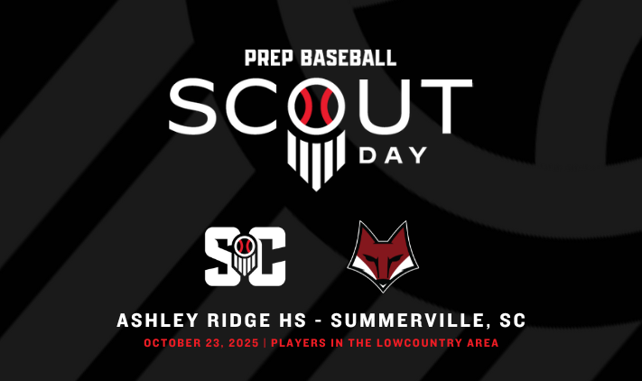 𝐏𝐫𝐞𝐩 𝐁𝐚𝐬𝐞𝐛𝐚𝐥𝐥 𝐒𝐜𝐨𝐮𝐭 𝐃𝐚𝐲 𝐢𝐧 𝐓𝐡𝐞 𝐋𝐨𝐰𝐜𝐨𝐮𝐧𝐭𝐫𝐲

🗓️ Tuesday, October 28th
📍 Ashley Ridge HS - Summerville, SC
👤 Open to all Players towards the Charleston and the Lowcountry area!
🔗 loom.ly/pp9JZOU

<a href="/AR_Baseball_/">AR Baseball</a>