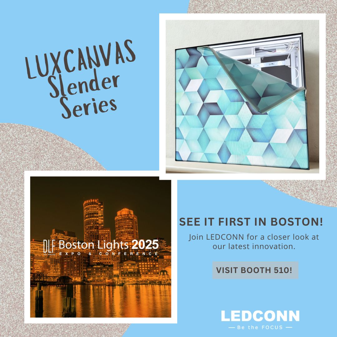LEDCONN's tweet image. We’re redefining illumination at Boston Lights 2025! ✨
Visit Booth 510 at the Omni Boston Hotel at the Seaport on October 28 to meet the LEDCONN team and see our new LUXCANVAS Slender Series.

Let’s light up your next project — see you in Boston! 💡
#LEDCONN #LightingSolutions