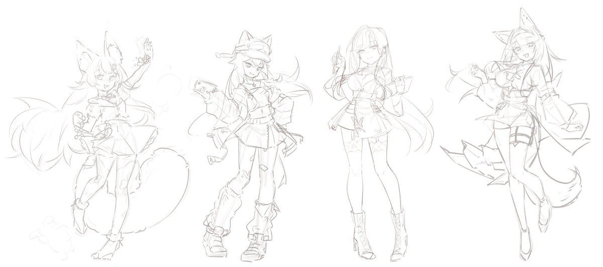 草圖重發!✌️
最近掉進名叫子午的坑裡ㄌ
慢慢填(