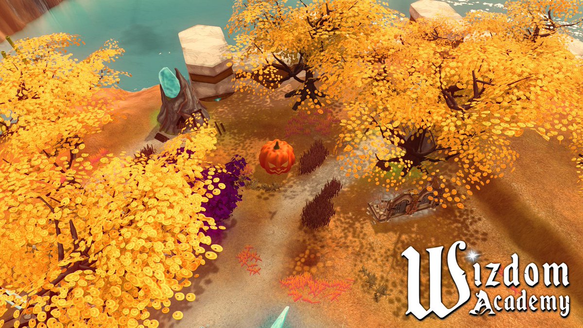 🎃 Halloween is coming to Wizdom Academy 🍂

The woods are glowing with pumpkins, and strange magic stirs once again...

Get ready for our Halloween update arriving at the end of the month!

🕯️ Spooky decorations ✨ Mysterious surprises await...

Stay tuned, headmasters 👀