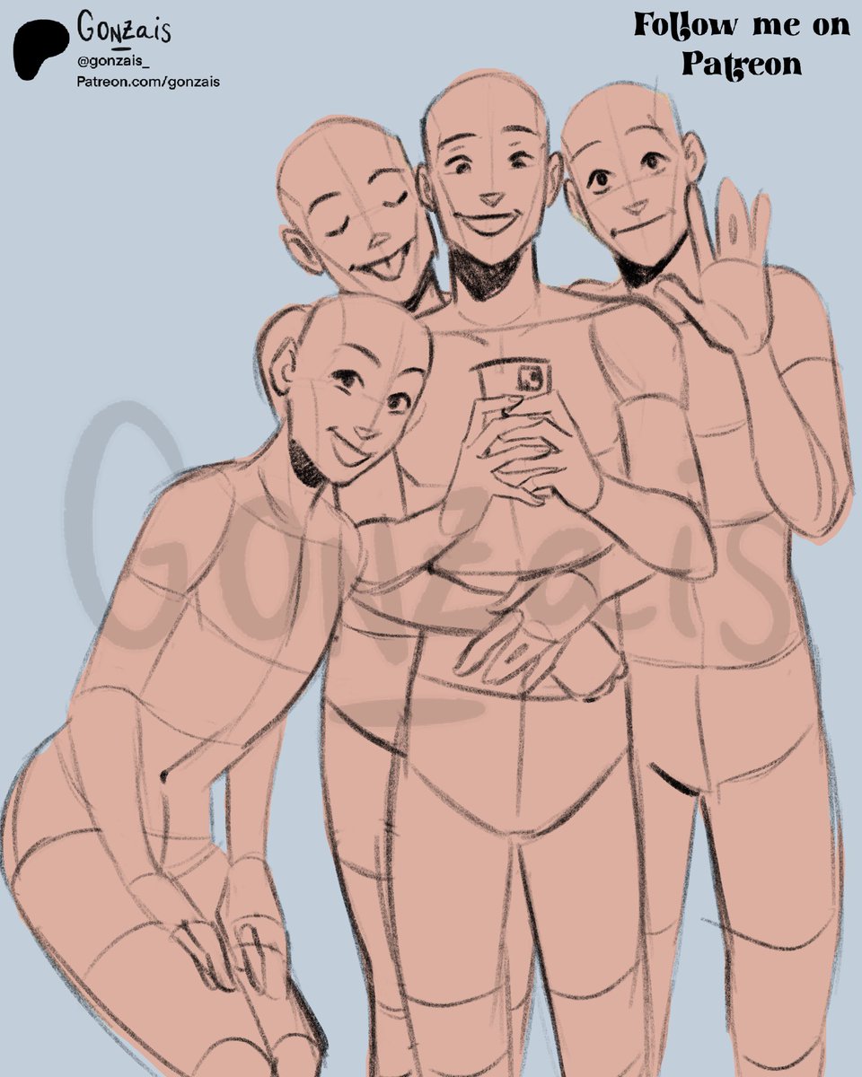 gonzais_'s tweet image. Groups of 3✨🧑🧒🧒
3 more on Patreon🌱💕
Please share🫶🏻
#drawingbase #posereference #artbase #artreference #poses #練習 #日々描く #Poseref