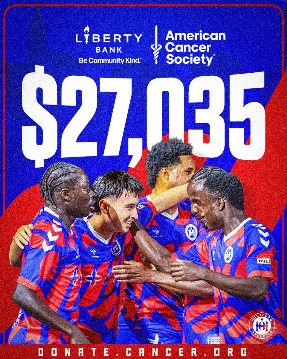 𝙍𝙚𝙘𝙤𝙧𝙙 𝘽𝙧𝙚𝙖𝙠𝙞𝙣𝙜!

Thank you to everyone who participated in our 2025 Match for a Cause! Thanks to you and our friends at <a href="/LibertyBank_CT/">Liberty Bank</a>, we were able to set a new record for our recipients at <a href="/AmericanCancer/">American Cancer Society</a> 

Continue to make an impact ➡️ hfdath.com/DonateACS
