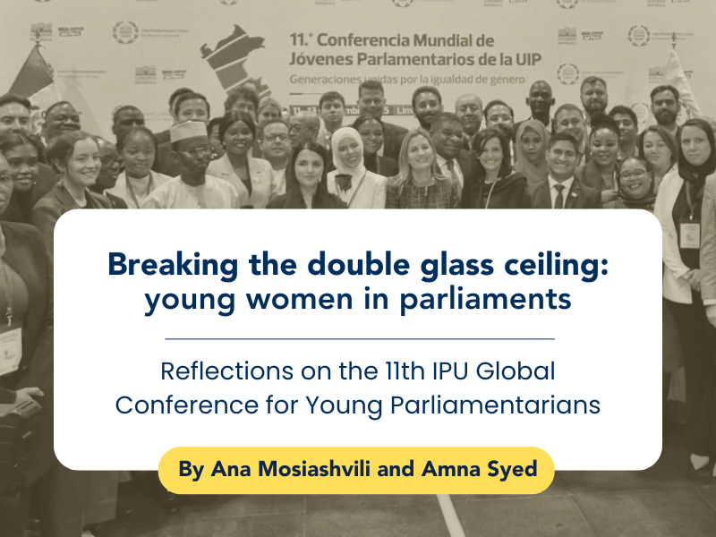 IPUparliament's tweet image. Quoting #IPU's President of #YoungMPs, Nour Abu Ghosh🇯🇴, the Global Youth Participation Index reflects on the 11th Conference, which took place in Peru last month.

"#Genderequality is most of all an issue of justice and #democracy"

Read the review📑
➡️gypi.epd.eu/articles/break…
